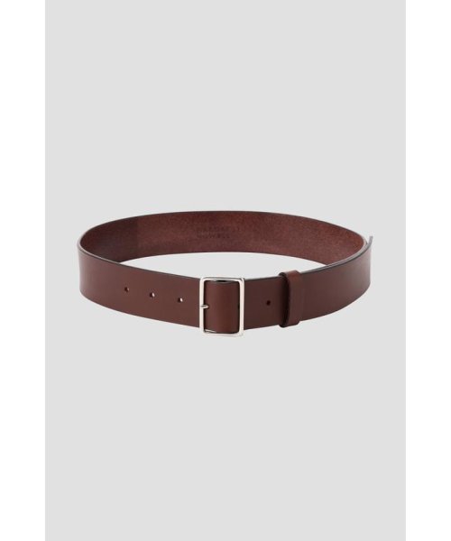 WIDE LEATHER BELT 