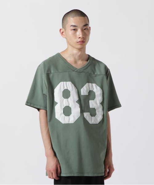 LHP(エルエイチピー)/ERL/イーアールエル/FOOTBALL TSHIRT/フットボールTシャツ/グリーン