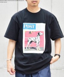 SHIPS any MEN(シップス　エニィ　メン)/SHIPS any: The Saturday Evening Post プリント Tシャツ◇/ブラック