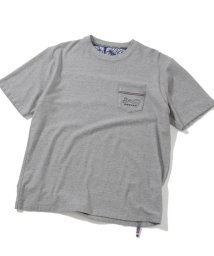 Men's Bigi(メンズビギ)/【DENHAM/デンハム】オーガニック ミニパイルポケットＴシャツ/グレー