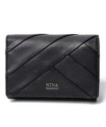  NINA NINA RICCI(ニナ・ニナ　リッチ)/二つ折りコンパクト財布【ラビラントパース】/クロ