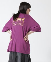 AVIREX(AVIREX)/“AVI－DOGS” T－SHIRT/AVIREX DOGS Tシャツ/パープル