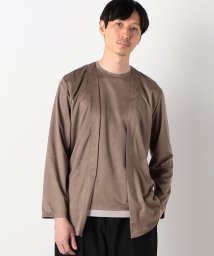 COMME CA ISM MENS/エアリー フェイクスエード カーディガン/505401492