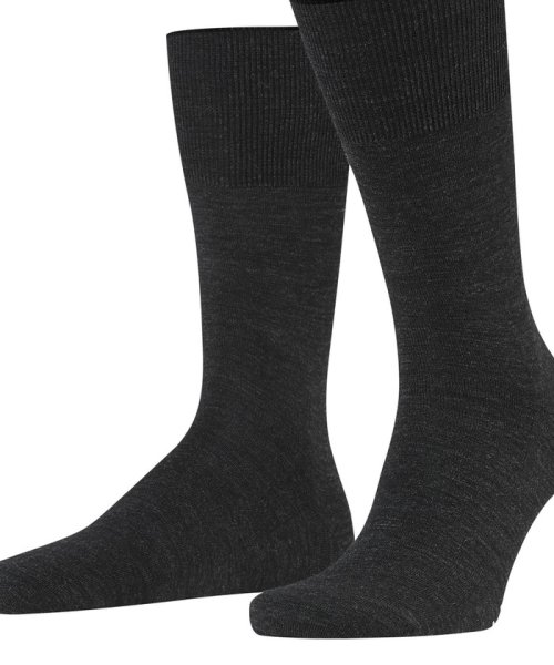 NOLLEY’S goodman(ノーリーズグッドマン)/【FALKE/ファルケ】14435 AIRPORT SOCKS/チャコールグレー