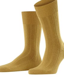 NOLLEY’S goodman(ノーリーズグッドマン)/【FALKE/ファルケ】14423 LHASA RIB SOCKS/マスタード