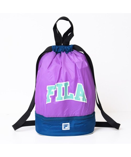 FILA(フィラ)/FILA2重底プールバッグ/パープル