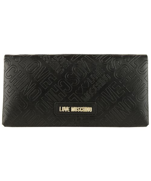 セール】LOVE MOSCHINO ラブモスキーノ エンボスロゴ 長財布 カード