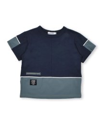 BeBe Petits Pois Vert/配色 ファスナー ポケット 付き Tシャツ (95~150cm)/505421069