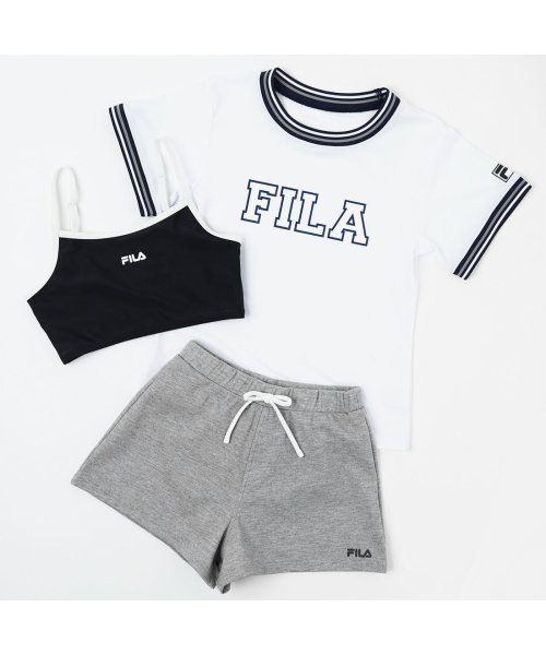 FILA(フィラ)/FILAキッズTシャツ付きセパレート水着3点セット/その他