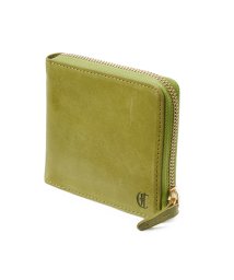 CLEDRAN(クレドラン)/クレドラン 財布 二つ折り財布 レディース ブランド レザー 本革 L字ファスナー 薄い財布 薄型 日本製 CLEDRAN CL3272/グリーン