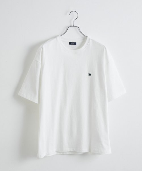 JUNRed(ジュンレッド)/POLO BCS別注 / 1ポイントTシャツ/ホワイト（10）