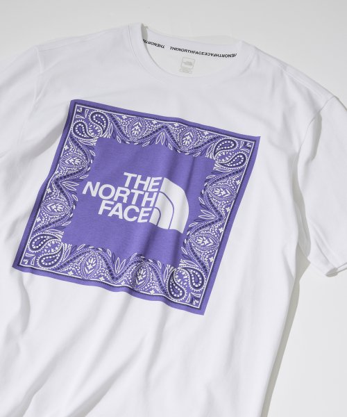 THE NORTH FACE(ザノースフェイス)/【THE NORTH FACE / ザ・ノースフェイス】 BANDANA TEE / Tシャツ 半袖 ユニセックス NT7UN2/ホワイト