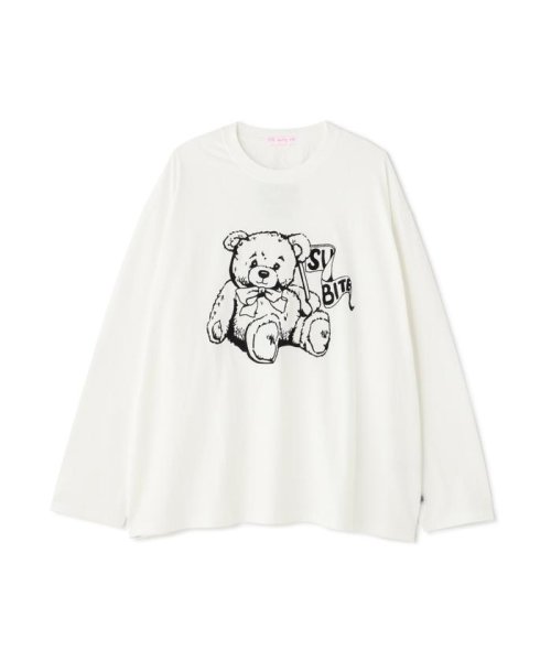 LHP(エルエイチピー)/LittleSunnyBite/リトルサニーバイト/Bear long tee/ロンT/ホワイト