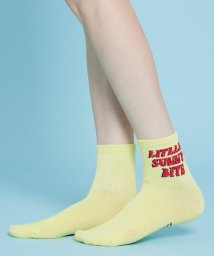 LHP(エルエイチピー)/LittleSunnyBite/リトルサニーバイト/Logo socks/ロゴソックス/イエロー