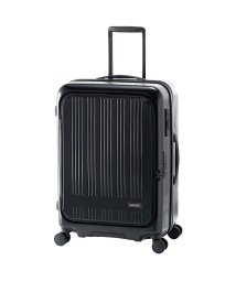 ASIA LUGGAGE(アジアラゲージ)/アジアラゲージ マックスボックス スーツケース Lサイズ 70L 78L 拡張 フロントオープン ストッパー付き 軽量 MAXBOX MX－8011－24W/ブラック