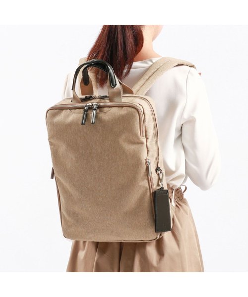 【日本正規品】 エースジーン ビジネスリュック ace.GENE スリファム ヘザー2 SLIFEMME HEATHER リュック A4 9L 17451 ×1└ 内蔵　ポケット XS