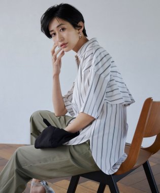 ICB（LARGE SIZE）/【WEB限定カラーあり・洗える】ラッフルデザインシャツ/505426023