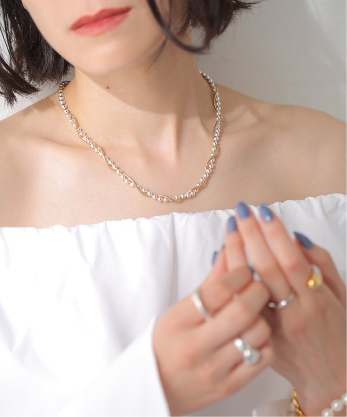 【SAPIR BACHAR/サピア バシャール】TWIST NECKLACE：ネックレス