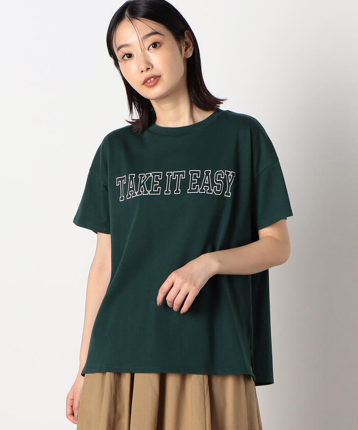 コットン ロゴプリントＴシャツ(505401473) | コムサイズム（レディス