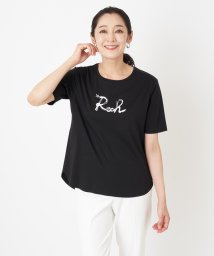 GEORGES RECH/[接触冷感]ドライコットンラウンドヘムロゴTシャツ/505427018