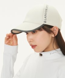 LANVIN SPORT(ランバン スポール)/ジャージーUVキャップ【UPF50＋】/オフホワイト