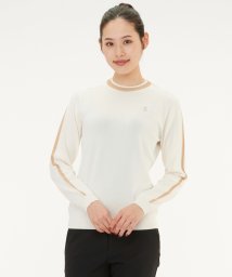 LANVIN SPORT/レーヨンストレッチクルーネックセーター【アウトレット】/505405364