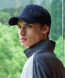 LANVIN SPORT(ランバン スポール)/綿素材ロゴデザインキャップ/ブラック