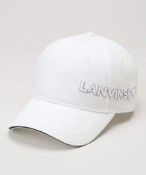 LANVIN SPORT(ランバン スポール)/綿素材ロゴデザインキャップ/ホワイト