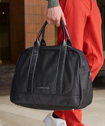 LANVIN SPORT(ランバン スポール)/ショルダー付きボストンバッグ/ブラック