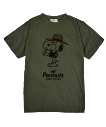  PEANUTS( ピーナッツ)/スパイク スヌーピー Tシャツ 半袖 スヌーピー 友達 SNOOPY グッズ キャラクター 登場 人物 Spike /カーキ