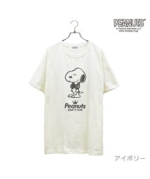  PEANUTS/スヌーピー 半袖 Tシャツ ピグメント 音楽 ヘッドフォン 夏 フェス サークル ストリート デザイン メンズ レディース SNOOPY BIG 大きい サイズ/505417484