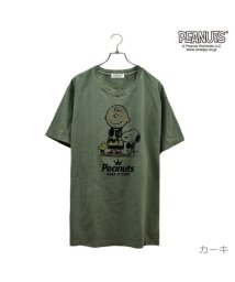  PEANUTS/スヌーピー  Tシャツ 半袖 音楽 ヘッドフォン 夏 フェス サークル ストリート デザイン メンズ レディース SNOOPY チャーリーブラウン ウッドストッ/505417487