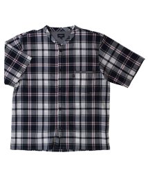 NEWYORKER HOME/ニューヨーカーホーム NEWYORKER HOME ルームウェア 部屋着 パジャマ ナイトウェア シャツ 半袖 メンズ SHIRT グレー ネイビー 0655－/505425602