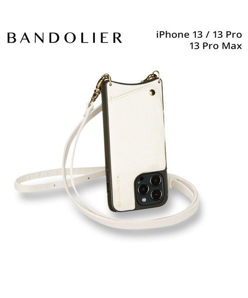 BANDOLIER(バンドリヤー)/BANDOLIER バンドリヤー スマホ ストラップ スマホショルダー ケース スマホケース 携帯 スマホケース 携帯 ショルダー アイフォン エマ アイボリー/その他