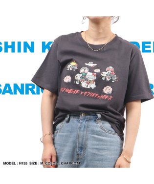 Sanrio characters/シン仮面ライダーxサンリオコラボ 半袖 Tシャツ トップス サンリオ sanrio 仮面ライダー/505426361