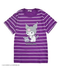 Sanrio characters(サンリオキャラクターズ)/クロミ セットアップ プリント 半袖 tシャツ ロングパンツ/パープル