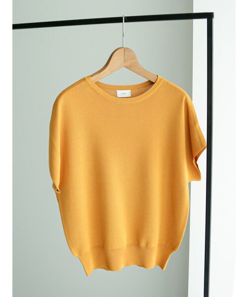 フレンチスリーブニット【接触冷感】(505427386) テチチ(Te chichi) MAGASEEK テチチ フレンチスリーブ トップス サマーニット