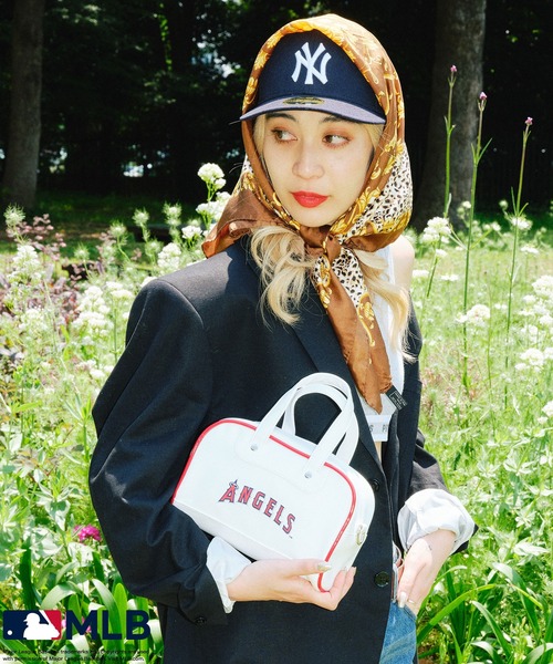 MLB × armos pink MINI BOSTON BAG / エムエルビーミニ ボストンバッグ 【SP】 エンジェルス