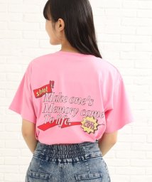 PINK-latte(ピンク　ラテ)/レトロロゴTシャツ/ピンク（072）