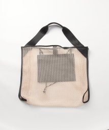 allureville(アルアバイル)/【SPEED(スピード)】 VOYAGE MESH BIG TOTE/オフホワイト