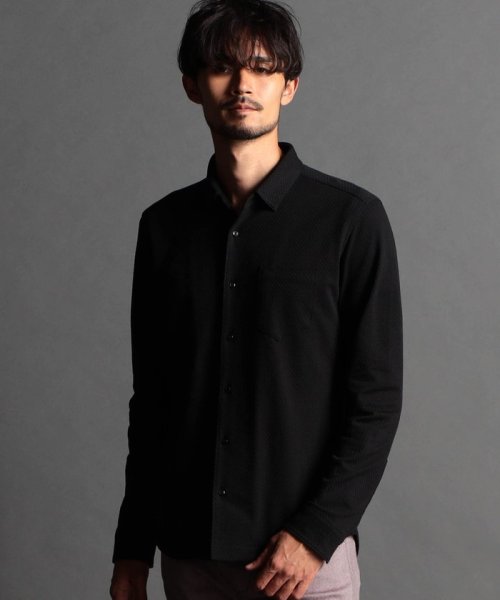 NICOLE CLUB FOR MEN(ニコルクラブフォーメン)/ニットサッカーチェック長袖シャツ/92その他3