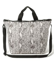 LeSportsac/DELUXE EASY CARRY TOTEクラシックパイソンアイボリー/505399828