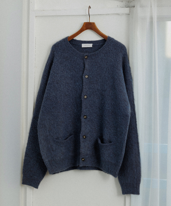 South2 West8(S2W8)◇カーディガン/M/モヘアカーディガン/Loose Fit Crew Neck Cardigan/J0866 