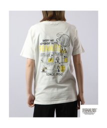  PEANUTS/スヌーピー  Tシャツ ペパーミントパティ 半袖 ワンポイント 刺繍 バック プリントSNOOPY PEANUTS/505417259