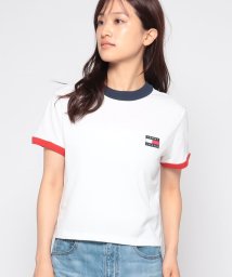 TOMMY JEANS(トミージーンズ)/トミーバッジ リンガー T シャツ/レッド
