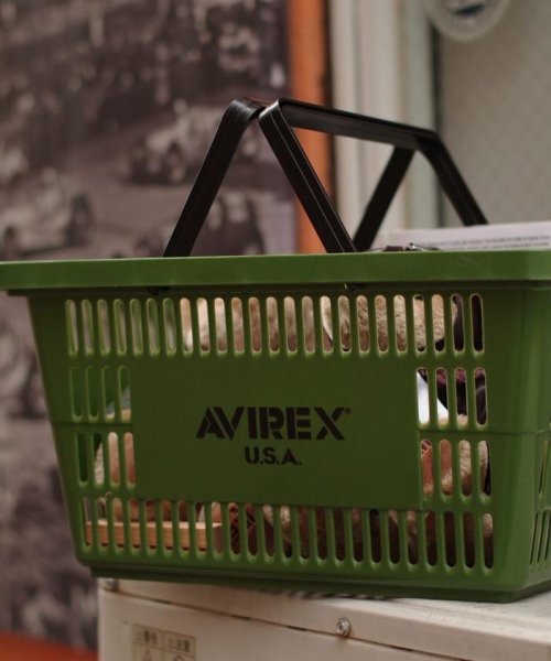 AVIREX(AVIREX)/《直営店限定》ORIGINAL BASKET / オリジナル バスケット / レジカゴ / AVIREX / アヴィレックス/オリーブ
