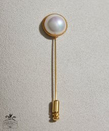 ROPE'(ロペ)/【雑誌掲載】【MITAKE BUTTON】ロングピンブローチ/ホワイト（10）