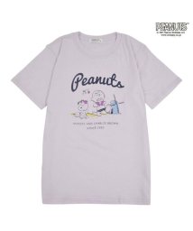  PEANUTS/バッグ スヌーピー  Tシャツ セット プレゼント ギフト レディース メンズ 春 夏 チャーリーブラウン プール 川 レジャー ハワイ ホワイト パープル 白/505417147