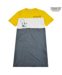  PEANUTS/スヌーピー BIG Tシャツ PEANUT ポケット付き プリント チャーリーブラウン S M L/505417167