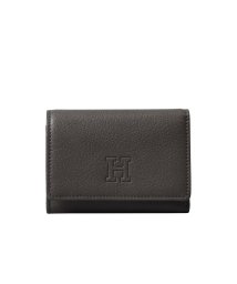 HIROFU(HIROFU)/【センプレ】三つ折り財布 レザー ウォレット 本革/ダークグレー（115）